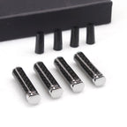 Carbon Fiber Door Interior Deadbolt Trim Cover, 4pcs/set