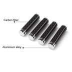 Carbon Fiber Door Interior Deadbolt Trim Cover, 4pcs/set