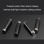 Carbon Fiber Door Interior Deadbolt Trim Cover, 4pcs/set