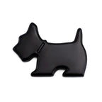 Cute Pet Dog Car Decal Puppy Metal Vehicle Emblem Decorative Stickers