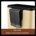Multifunctional Car Dustbin Car Seatback Door Hanging Storage Box, Beige, Gray, Black