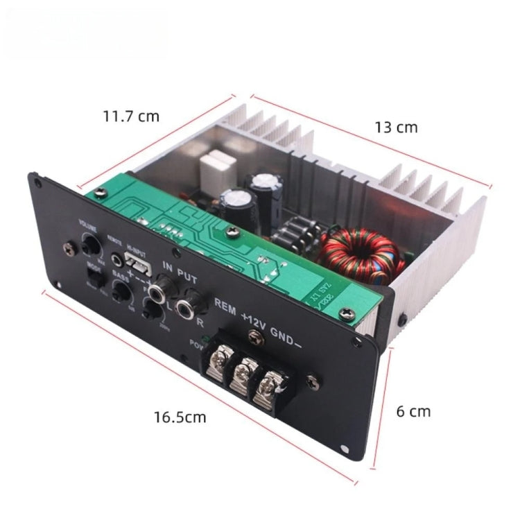 Car Audio Modification Ultra-thin Subwoofer Audio Amplifier Board RMS80W, 12V, 24V