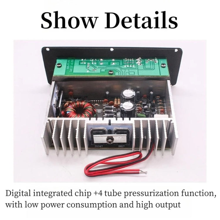 Car Audio Modification Ultra-thin Subwoofer Audio Amplifier Board RMS80W, 12V, 24V