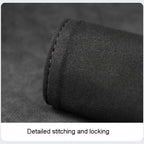 1pair Car Door Handle Decorative Anti-Scratch Cover Car Slippery Leather Inner Door Handle Protective Cover