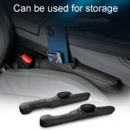 1pair Car Seat Storage Organizer Seat Anti Leakage Seam Fillers, Storage Black, Storage Dark Coffee