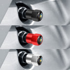 4pcs /Set Car Labeled Metal Tire Valve Caps Automobile Universal Modified Valve Covers, Car Labeled