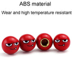 4pcs /Set Devil Ball Tire Valve Caps Automotive Universal Modification Valve Covers