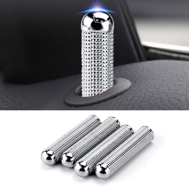 4pcs/set Universal Metal Door Bolts for Automobiles Interior Modification Accessories, 9mm, 8mm