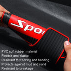 2pcs Car Tire Mud Flap Modification Plastic Anti-Splash Mud Flap, Sports, Cat Eye, Large Sports, Large Blank