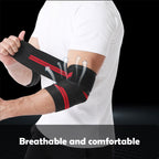Compression Elbow Bandage Wrap Sports Elbow Protector 120x8cm, 120x8cm