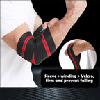 Compression Elbow Bandage Wrap Sports Elbow Protector 120x8cm, 120x8cm