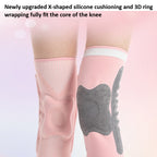 1pair Sports Knee Brace Meniscus Injury Silicone Knee Joint Protective Cover, S, M, L, XL