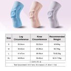 1pair Sports Knee Brace Meniscus Injury Silicone Knee Joint Protective Cover, S, M, L, XL