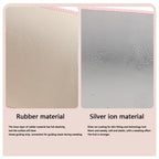 Slimming Waist Belt Sweatband For Training And Running, Rubber Inner, Silver Ions Inner