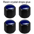 4pcs /Set Car Tire Labeling Valve Cover Motorcycle Auto Valve Core Caps, Labeling