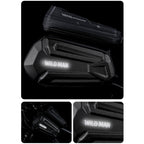 WILD MAN XT6 1.2L Mountain Bike EVA Hard Shell Waterproof Phone Touch Screen Top Tube Bag, XT6 (Solar), XT6 (Twill)