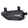 WILD MAN XT4 1.2L EVA Hard Shell Bicycle Triangle Bag Electric Vehicle Side Bag, XT4 (Sun), XT4 (Twill)