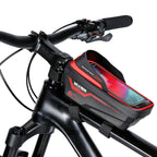 WILD MAN ES12 1L Mountain Bike Front Beam Bag Bicycle Waterproof Phone Saddle Bag, ES12 (Blue), ES12 (Black), ES12 (Red), ES12 (Grey)