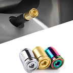 4pcs /Set Sport Anti-Theft Car Tire Valve Caps Universal Valve Cover With Wrench