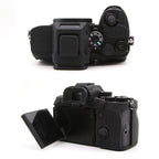 For Sony A7RV Mirrorless Camera Protective Silicone Case, Yellow, Red, Camouflage, Black, Dark Green, Coffee, White, Blue