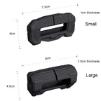 Car Seatbelt Buckle Protective Cover Anti Scratch Silicone Protector For Safety Belt Plugs, Large, Small