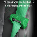 Car Seatbelt Buckle Protective Cover Anti Scratch Silicone Protector For Safety Belt Plugs, Large, Small