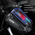 WILD MAN XT5 1.2L EVA Hard Shell Bike Front Beam Bag Touch Screen Phone Waterproof Bag, XT5 (Twill), XT5 (Solar)