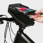 WILD MAN FK4 0.5L EVA Hard Shell Bicycle Waterproof Case Handlebar Phone Touch Screen Holder, FK4
