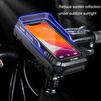 WILD MAN FK4 0.5L EVA Hard Shell Bicycle Waterproof Case Handlebar Phone Touch Screen Holder, FK4