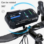 WILD MAN FK1 0.5L Mountain Bike Waterproof Phone Touch Screen Handlebar Bag Bike Holder Bag, FK1