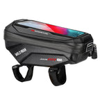 WILD MAN X1 1L EVA Hard Shell Bicycle Phone Touch Screen Handlebar Bag Waterproof Cycling Bag, X1 1L (Red), X1 1L (Black)