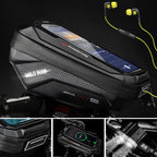 WILD MAN X1 1L EVA Hard Shell Bicycle Phone Touch Screen Handlebar Bag Waterproof Cycling Bag, X1 1L (Red), X1 1L (Black)