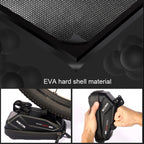 WILD MAN X1 1L EVA Hard Shell Bicycle Phone Touch Screen Handlebar Bag Waterproof Cycling Bag, X1 1L (Red), X1 1L (Black)