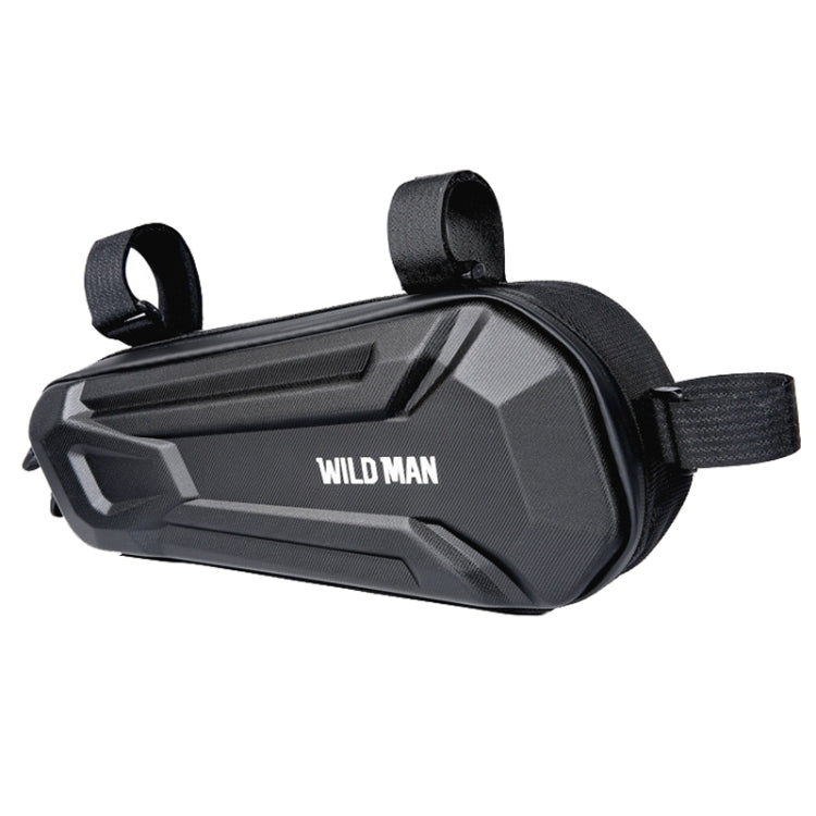 WILD MAN XT9 1.8L EVA Hard Shell Bike Front Beam Triangle Bag Electric Vehicle Waterproof Bag, XT9 (Twill), XT9 (Sun)
