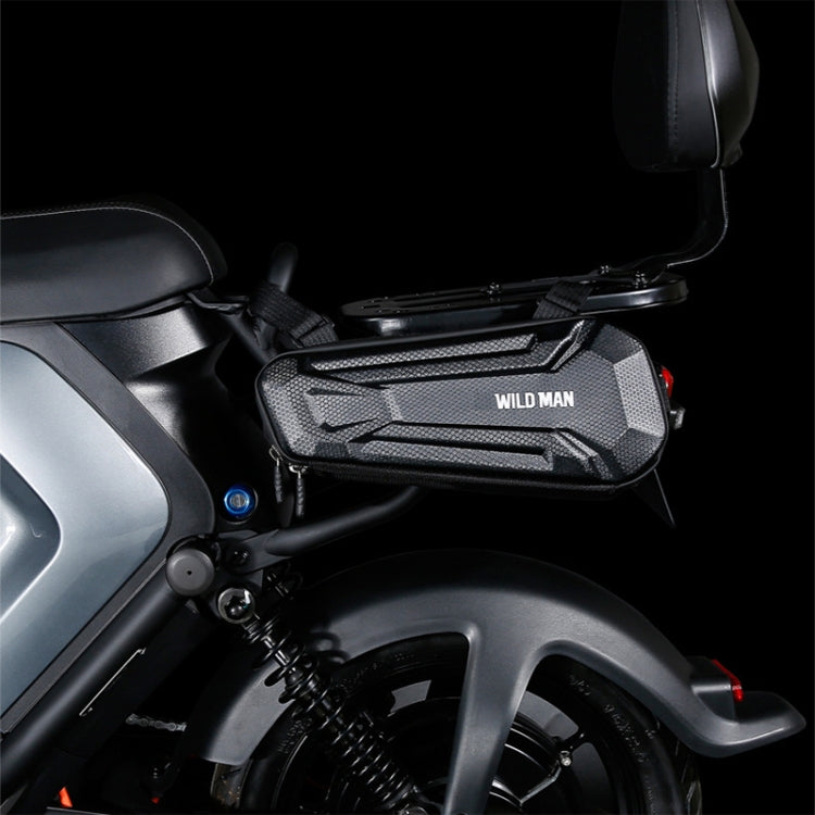 WILD MAN XT9 1.8L EVA Hard Shell Bike Front Beam Triangle Bag Electric Vehicle Waterproof Bag, XT9 (Sun), XT9 (Twill)