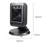 Supermarket Cashier Scanning Platform QR Code Payment Wired Handheld Barcode Scanner