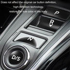 For Acura CDX/19 RDX Car Interior Protective Film, 6pcs /Set Gear Button Sticker, 5pcs /Set Mouse Sticker