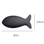 Fish-Shaped Car Metal Stickers Car Body Tail Marker Decorative Decals, Fish-Shaped
