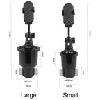 Car Centre Navigation Mobile Phone Holder 360 Rotating Water Cup Holder, Small, Large