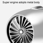 Car Fragrance Super Engine Car Air Conditioning Aroma Diffuser Outlet Ornament, Gray Titanium Red Light, Gray Titanium Blue Light, Bright Silver Red Light, Bright Silver Blue Light, Golden Red Light, Golden Blue Light