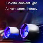 Car Fragrance Super Engine Car Air Conditioning Aroma Diffuser Outlet Ornament, Gray Titanium Red Light, Gray Titanium Blue Light, Bright Silver Red Light, Bright Silver Blue Light, Golden Red Light, Golden Blue Light