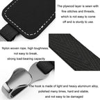 Car Rear Seat Backrest Suede Interior Multifunctional Hook