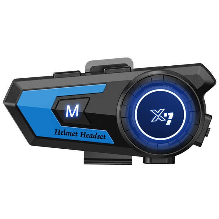 X7 Motorcycle Helmet Bluetooth Headset Riding Navigation Listening Song Soft Hard Wheat