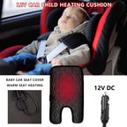 Children Single-Seat Car Winter Electric Heated Seat Cushion
