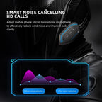 X6 Helmet Bluetooth Headset Wireless Waterproof Moto Handsfree Stereo Headphone