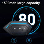 X6 Helmet Bluetooth Headset Wireless Waterproof Moto Handsfree Stereo Headphone