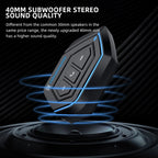 X6 Helmet Bluetooth Headset Wireless Waterproof Moto Handsfree Stereo Headphone