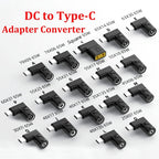 65W Female To Type-C Male DC Power To PD Power Laptop Multifunction Adapter, 7.9x0.9mm A, 7.4x0.6mm B, Square Port C, 6.5x1.4mm D, 6.3x3.0mm E, 5.5x2.5mm F, 5.5x2.1mm G, 5.5x1.7mm H, 5.5x1.0mm I, 4.8x1.7mm J, 4.0x1.7mm K, 4.0x1.35mm L, 4.5x3.0mm M     ...