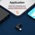 65W Female To Type-C Male DC Power To PD Power Laptop Multifunction Adapter, 7.9x0.9mm A, 7.4x0.6mm B, Square Port C, 6.5x1.4mm D, 6.3x3.0mm E, 5.5x2.5mm F, 5.5x2.1mm G, 5.5x1.7mm H, 5.5x1.0mm I, 4.8x1.7mm J, 4.0x1.7mm K, 4.0x1.35mm L, 4.5x3.0mm M     ...