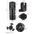 Carbon Fiber Multifunctional Car Modified Water Cup Holder Ashtray